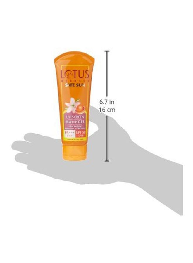 Pack Of 2 Safe Sun UV Screen Matte Gel SPF 50 PA+++ 100grams