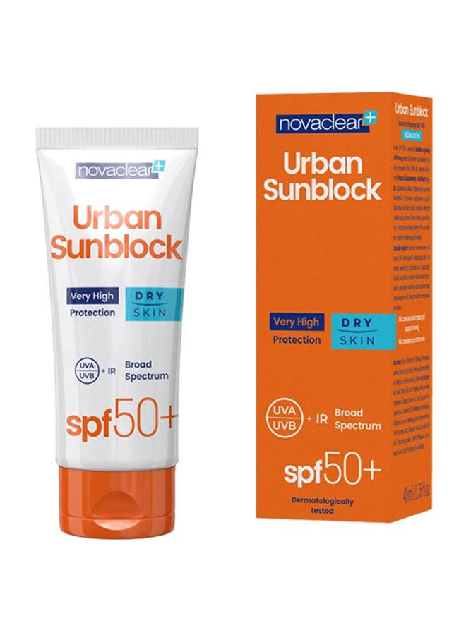 Urban Sunblock SPF50 White 40ml