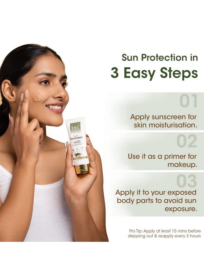 Eladi Sunscreen Matifying Spf 50 & Pa+++ Uva & Uvb Rays Protection Sunscreen For Indian Summer Condition For Women & Men All Skin Types 50Gm