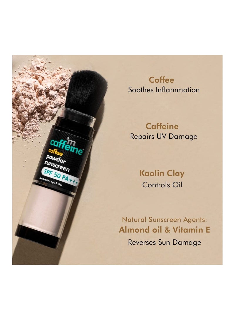 Coffee Powder Sunscreen With SPF 50 Protection 4 gm