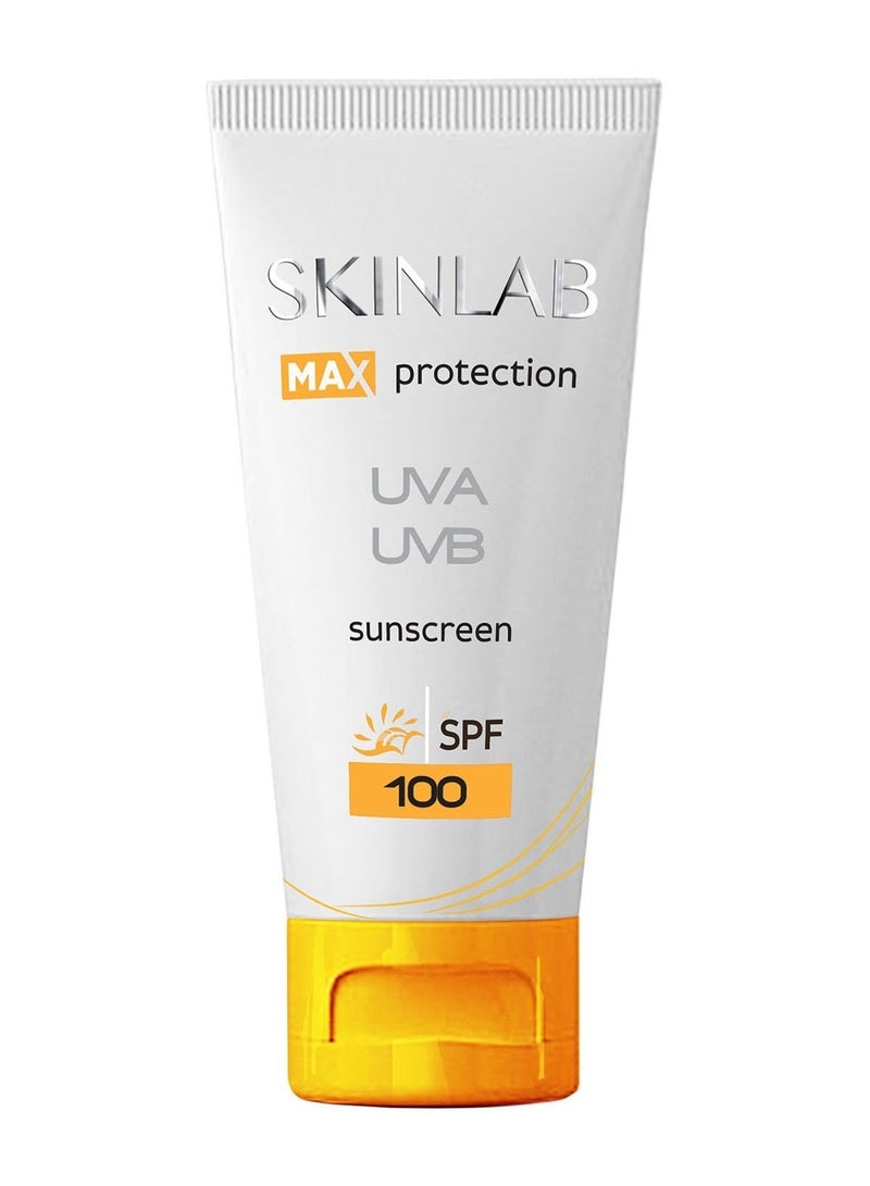SKINLAB SPF 100 SUNSCREEN UVA/UVB TRANSPARENT -50ML