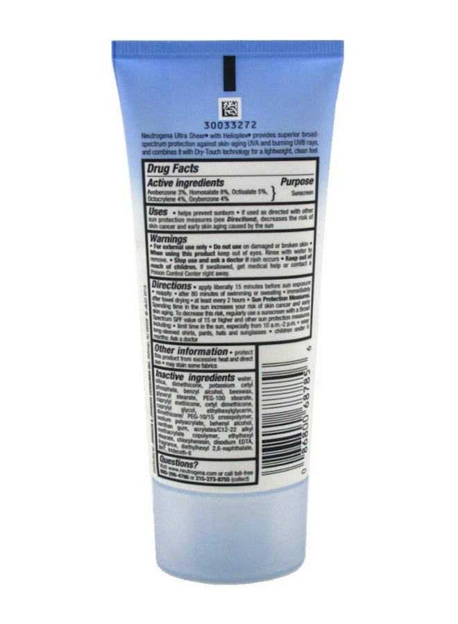 Ultra sheer Dry-Touch Sunscreen Broad Spectrum 3Fluid Ounce