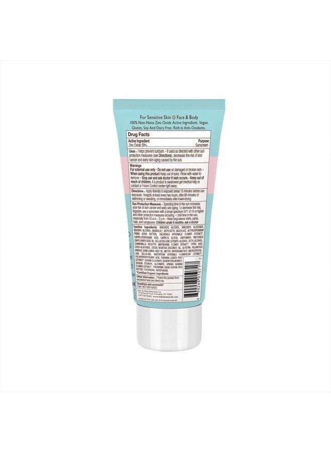 Baby Skin Mineral Sunscreen Lotion SPF 50 Broad Spectrum - with 100% Zinc Oxide Active – Fragrance-Free, Water-Resistant, Ultra-Sheer & Lightweight - 3 fl. oz.