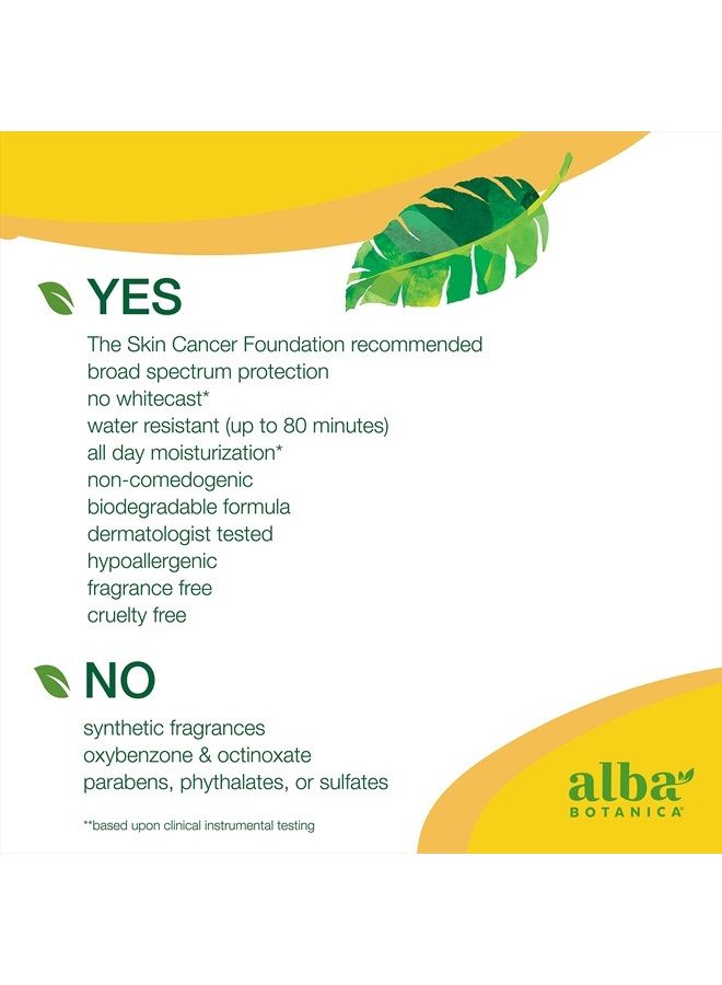 Sunscreen Lotion, Sensitive Mineral, SPF 30, Fragrance Free, 4 Oz
