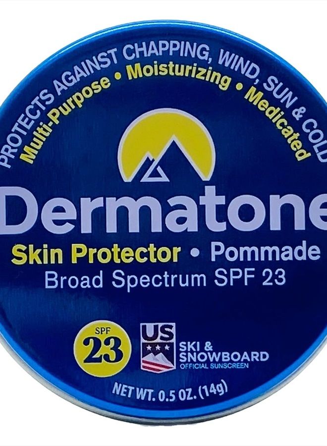 Dermatone Classic Tin | Advanced Therapy Skin Protection Balm | Moisturizing Skin Balm | SPF23 Sun Protection | Moisturizing| Heals & Repairs | Long Lasting | 0.5 oz, 1-pack