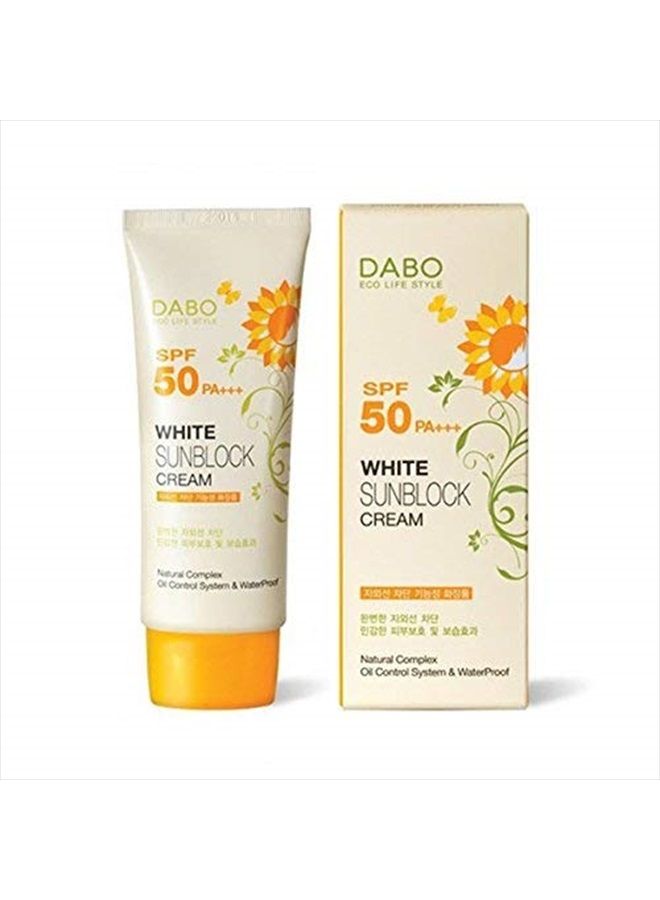 DABO White Sunblock Cream SPF50 PA+++ (70ml)
