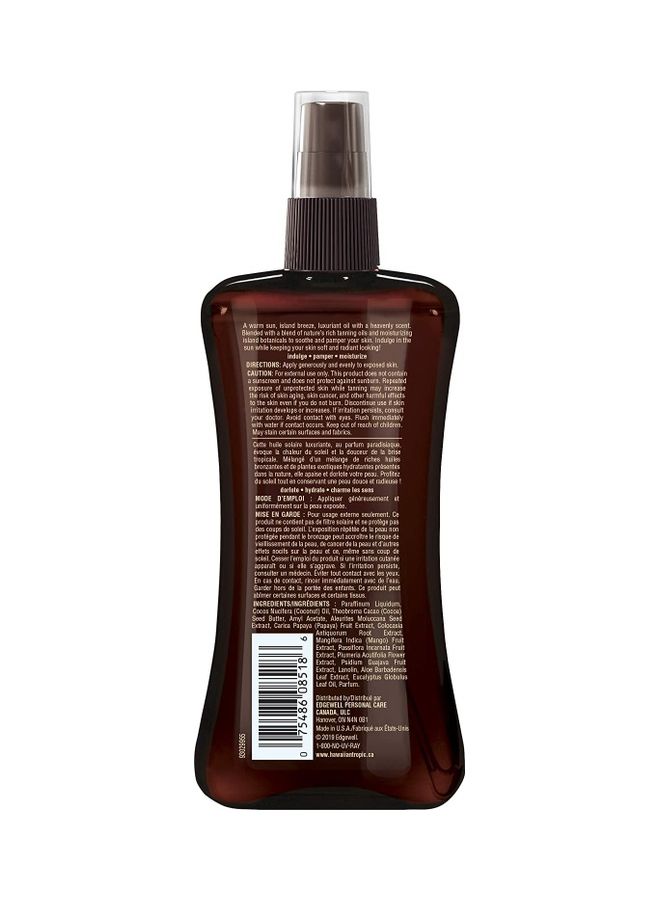 Moisturizing Dark Tanning Oil Brown 240ml