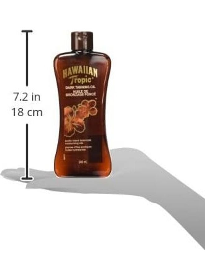 Moisturizing Dark Tanning Oil Brown 240ml