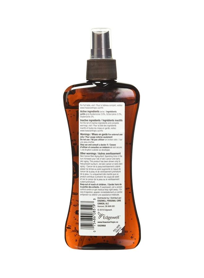 Moisturizing Dark Tanning Oil Mist Brown 240ml