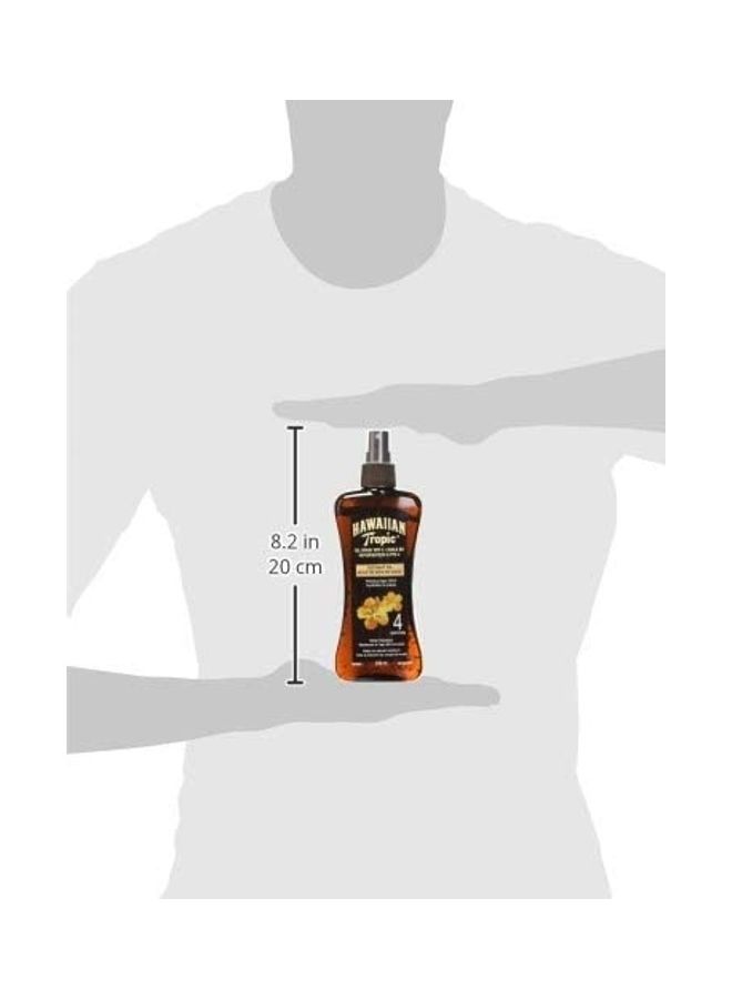 Moisturizing Dark Tanning Oil Mist Brown 240ml