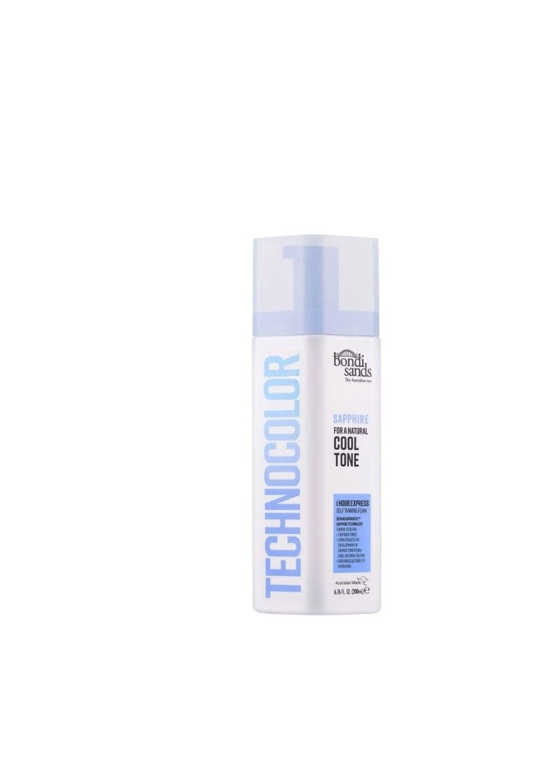 Technocolor 1 Hour Express Self Tanning Foam Sapphire 200ml