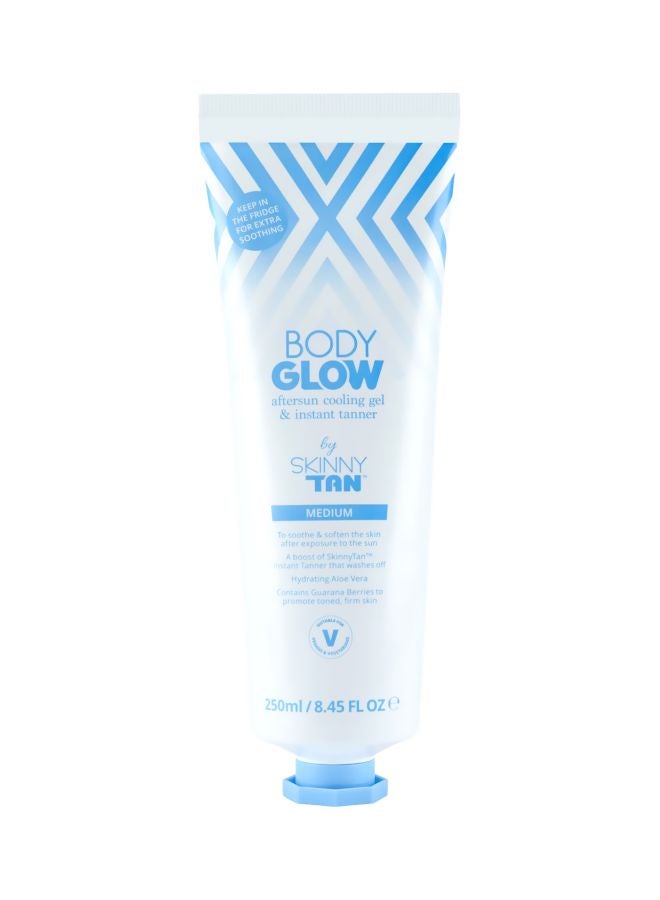Body Glow After Sun Cooling And Instant Tanner Gel 250ml