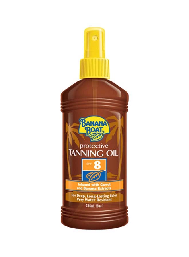 Protective Tanning Oil Spray With SPF 8 236ml