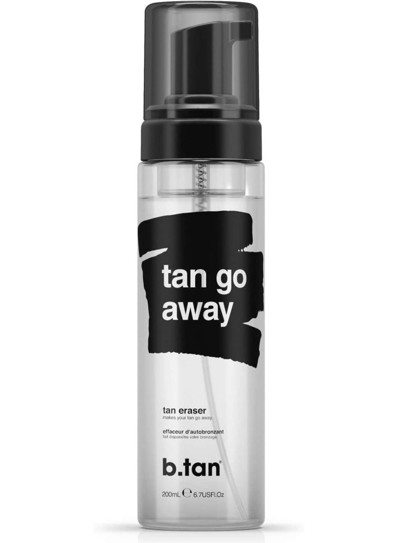 Tan Go Away - Remove Your Old Self Tan And Leaves Skin Perfectly Primed For Your Next Fake Tan, 100% Vegan & Cruelty Free, Gentle Formula, Clean Self Tanning 200ml