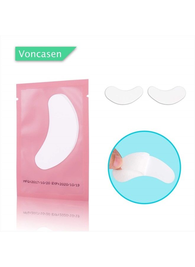 100 Pairs Set Gel pads for eyelash extensions, Comfy and Cool Under Eye Pads for Eyelash Extensions Eye Patches Beauty Tool