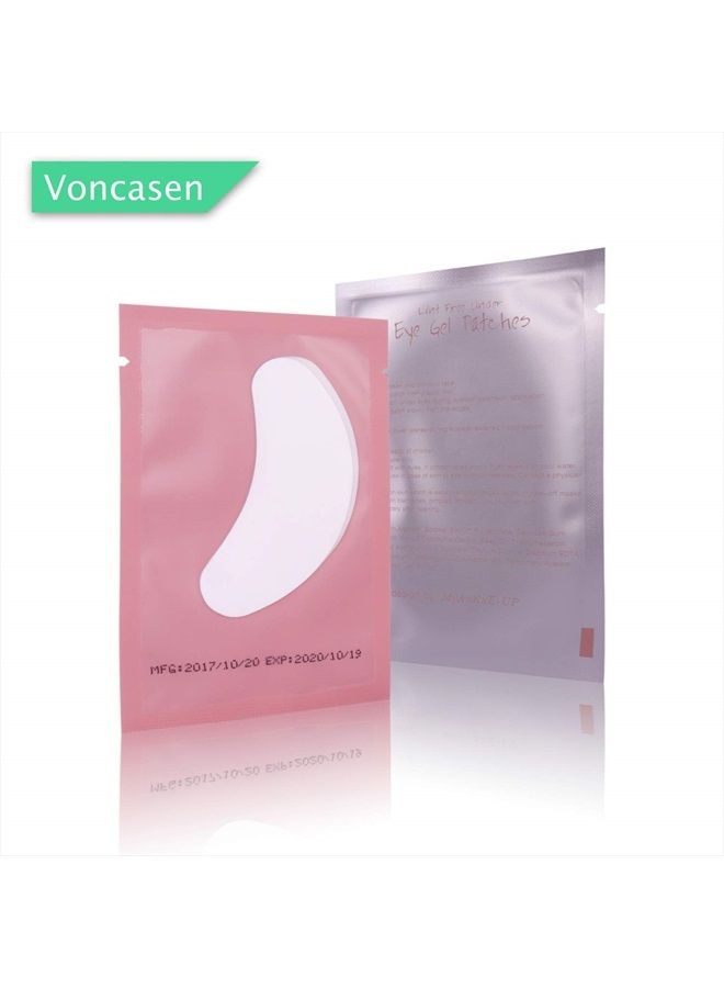 100 Pairs Set Gel pads for eyelash extensions, Comfy and Cool Under Eye Pads for Eyelash Extensions Eye Patches Beauty Tool