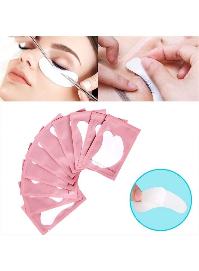 100 Pairs Set Gel pads for eyelash extensions, Comfy and Cool Under Eye Pads for Eyelash Extensions Eye Patches Beauty Tool