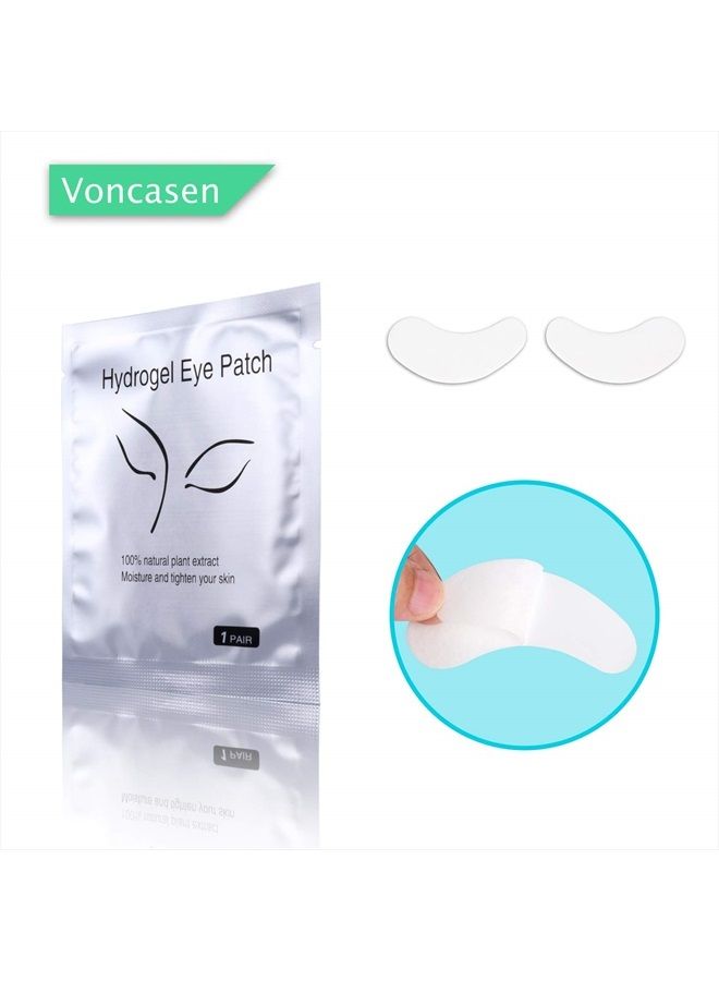 100 Pairs Set,Under Eye Pads,Comfy and Cool Under Eye Patches Gel Pad for Eyelash Extensions Eye Mask Beauty Tool