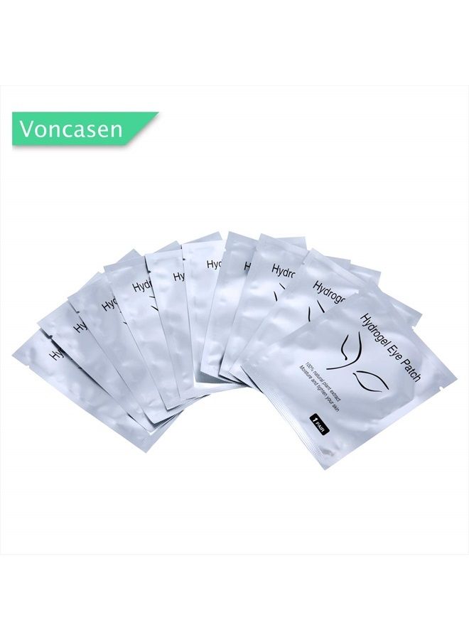 100 Pairs Set,Under Eye Pads,Comfy and Cool Under Eye Patches Gel Pad for Eyelash Extensions Eye Mask Beauty Tool