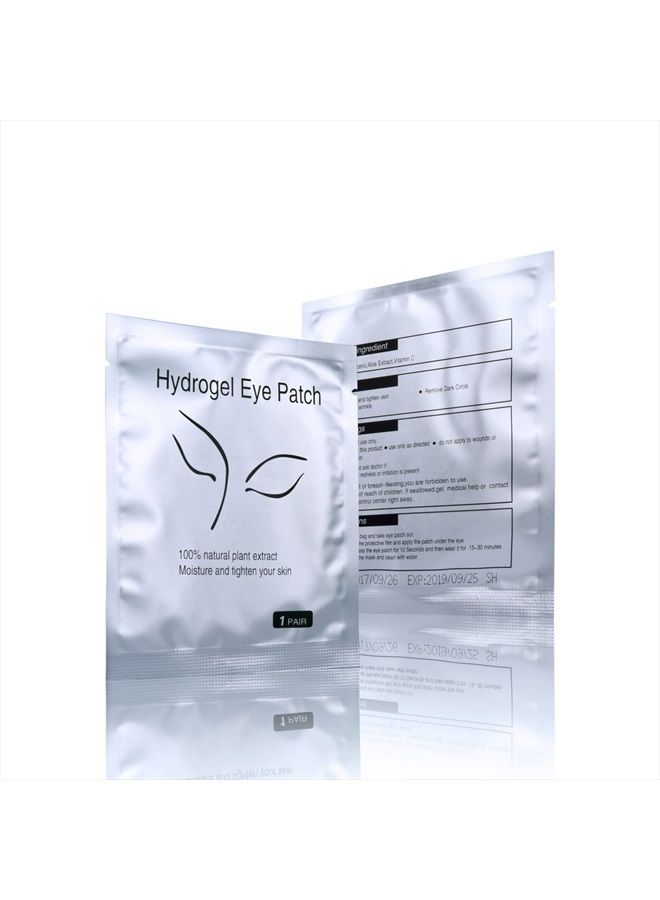 100 Pairs Set,Under Eye Pads,Comfy and Cool Under Eye Patches Gel Pad for Eyelash Extensions Eye Mask Beauty Tool