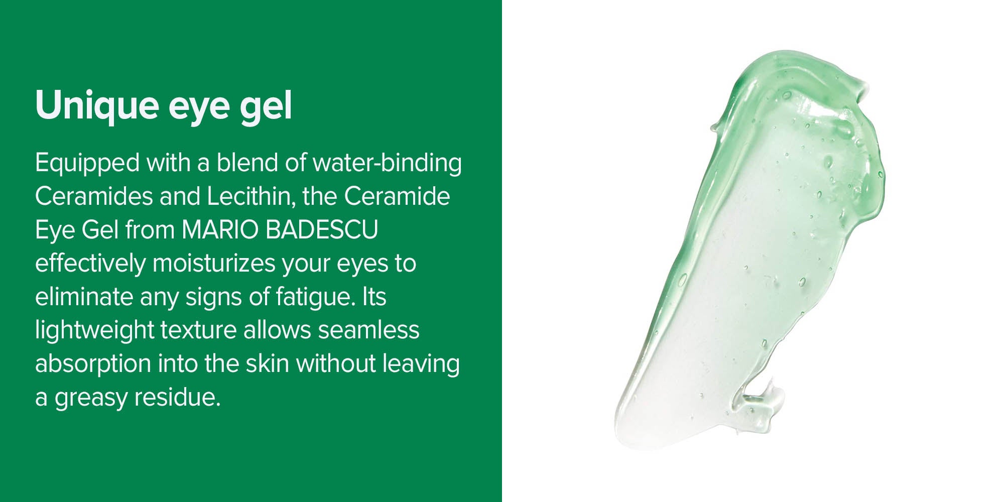 Eye Gel - Ceramide White/Green 14grams