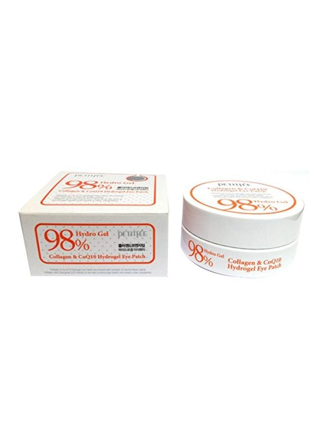 60-Piece Collagen And Co Q10 Hydrogel Eye Patch 1.4grams