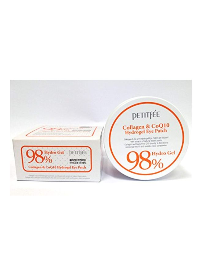 60-Piece Collagen And Co Q10 Hydrogel Eye Patch 1.4grams