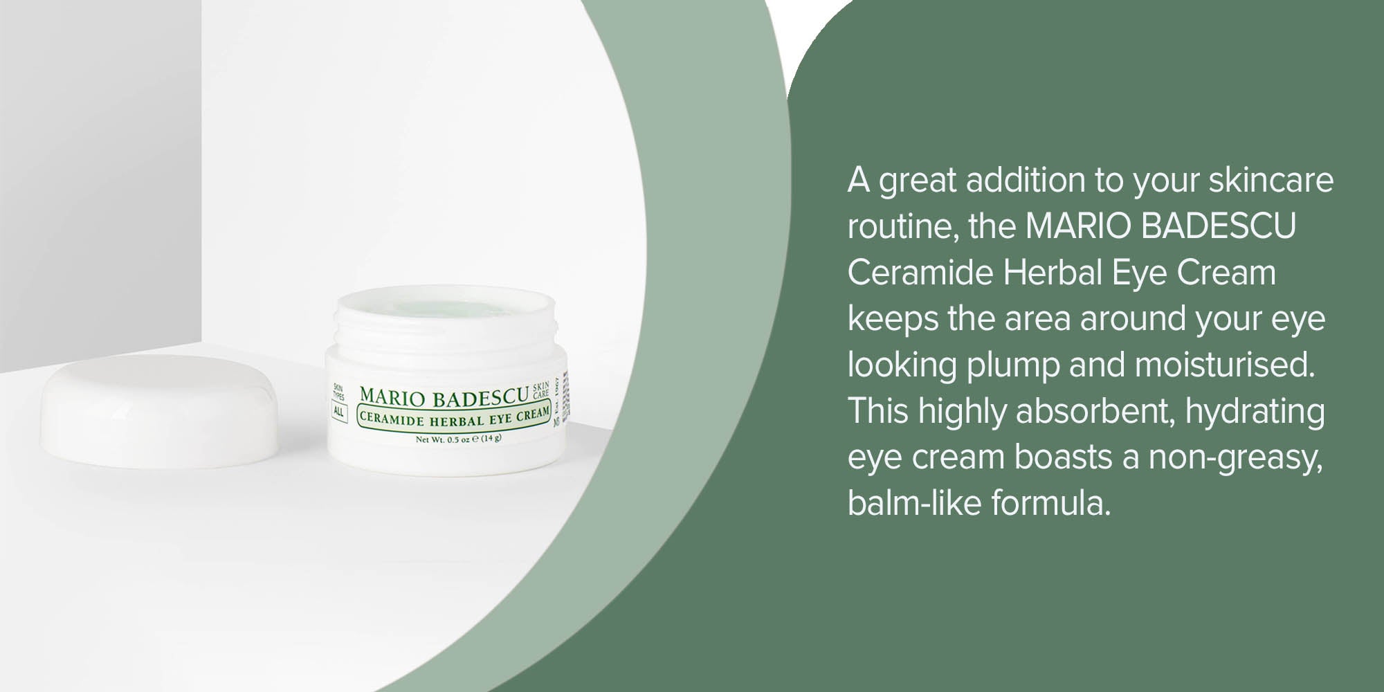 Ceramide Herbal Eye Cream White 14grams