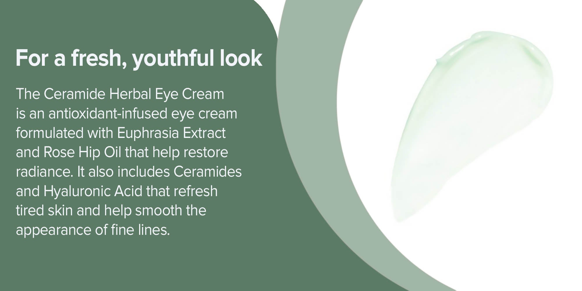Ceramide Herbal Eye Cream White 14grams