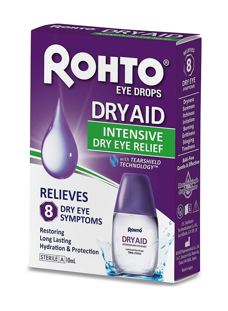 ROHTO Dry AID Intensive Dry Eye Relief - Eye Drops Official
