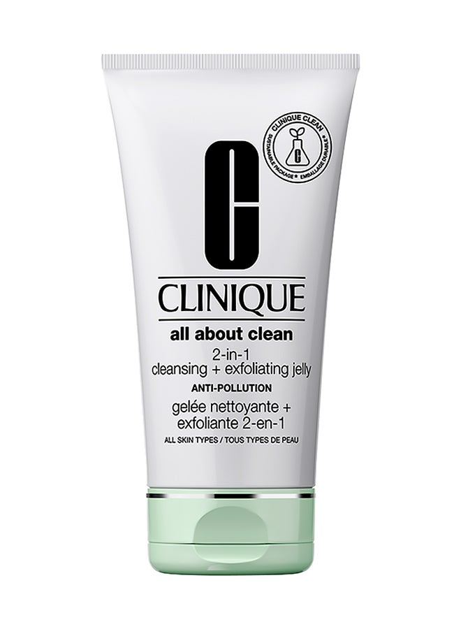 All About Clean Cleansing and Exfoliating Anti-Pollution Jelly White 150ml