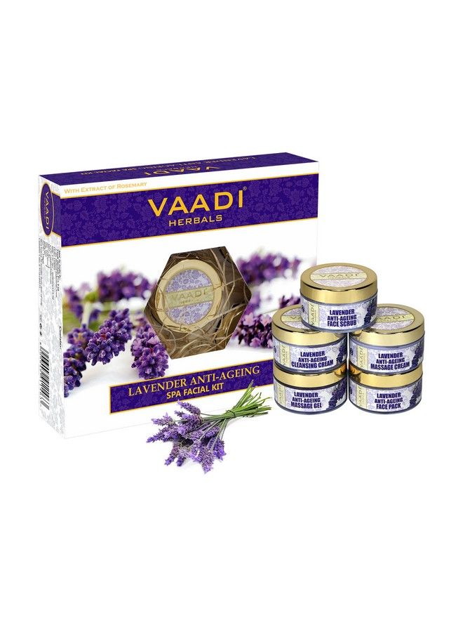 Lavender Anti Ageing Spa Facial Kit With Rosemary Extract 270G