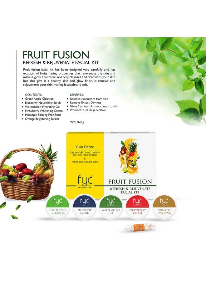 Professional Yavi Cosmetics Fruit Fusion Refresh & Rejuvenate Facial Kit