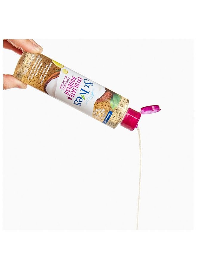 Exfoliate & Nourish Facial Oil Scrub Coconut 4.23 Oz