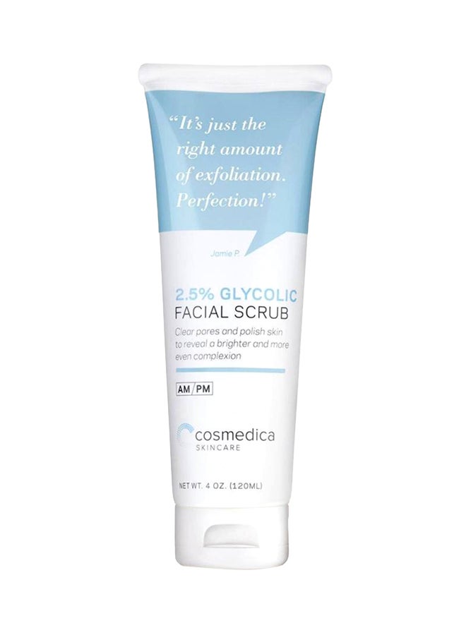 2.5% Glycolic Facial Scrub 120ml