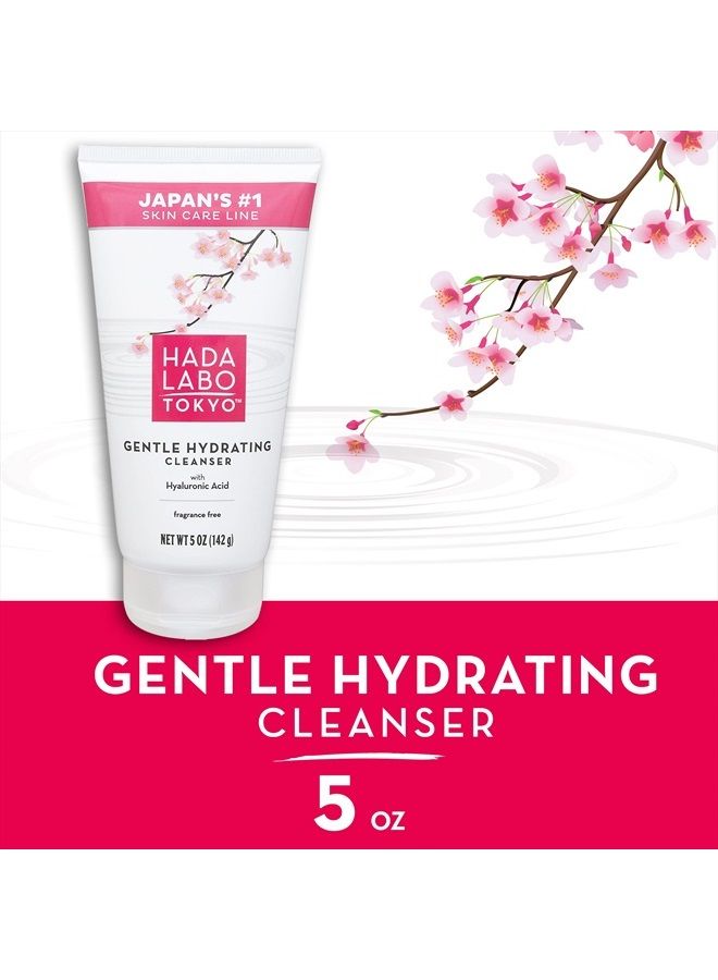 Gentle Hydrating Foaming Facial Cleanser Tube, Unscented 5 Ounce