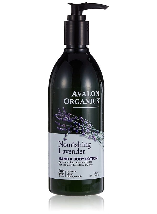 Hand & Body Lotion, Nourishing Lavender, 12 Oz