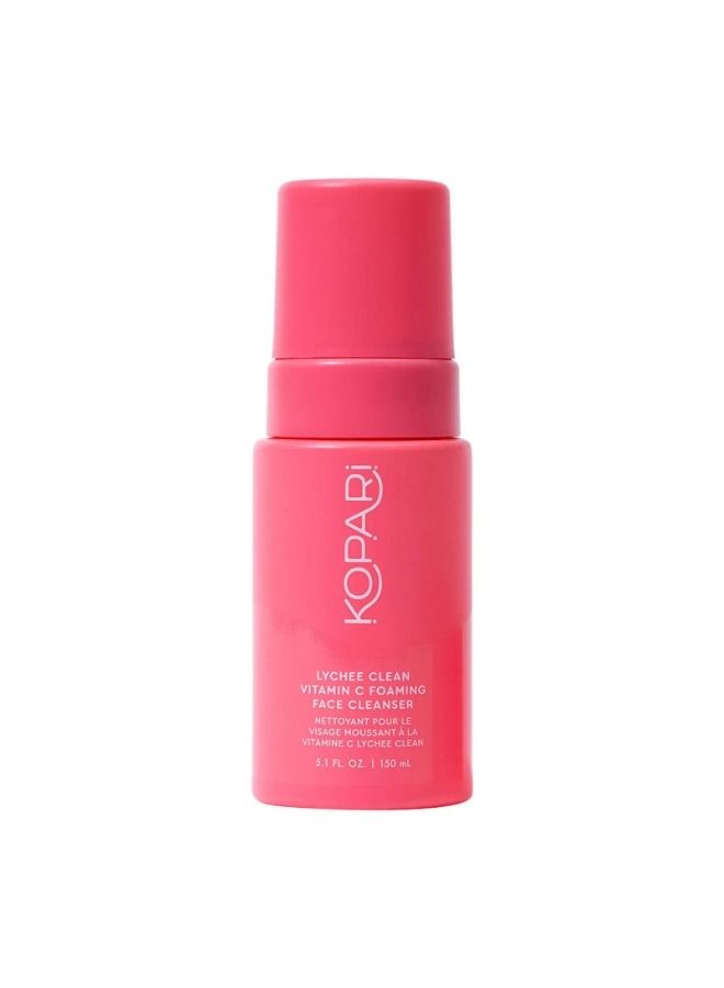 Lychee Clean Vitamin C Foaming Face Cleanser 150ml