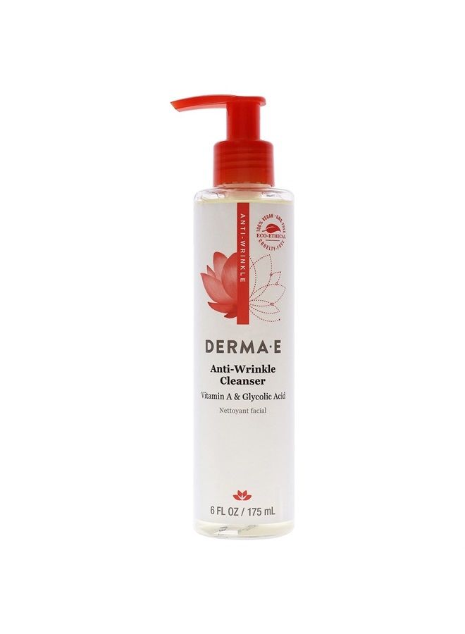 Derma E Cleanser Anti Wrinkle Vitamin, 6 oz