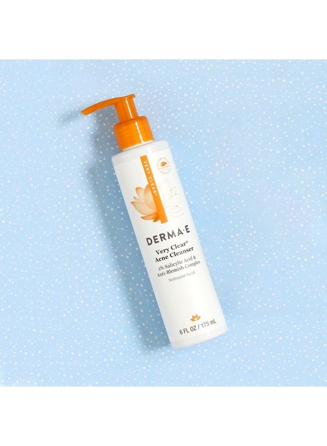 Acne Deep Pore Cleansing Wash – Blemish Control Facial Cleanser with Salicylic Acid - Gentle Oil Control Face Wash Soothes and Balances Skin, 6 fl oz