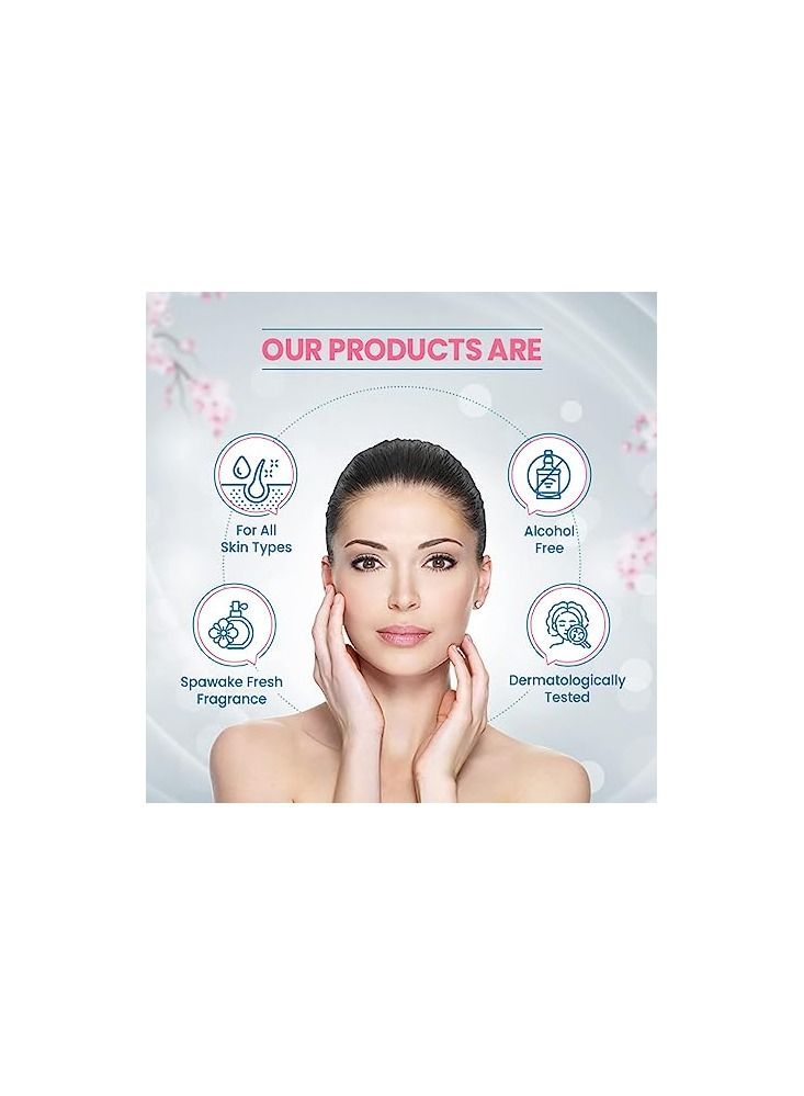 Spawake Skin Care Kit Brightening (Face wash + Face serum + Moisturizer)