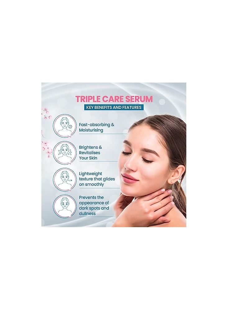 Spawake Skin Care Kit Brightening (Face wash + Face serum + Moisturizer)