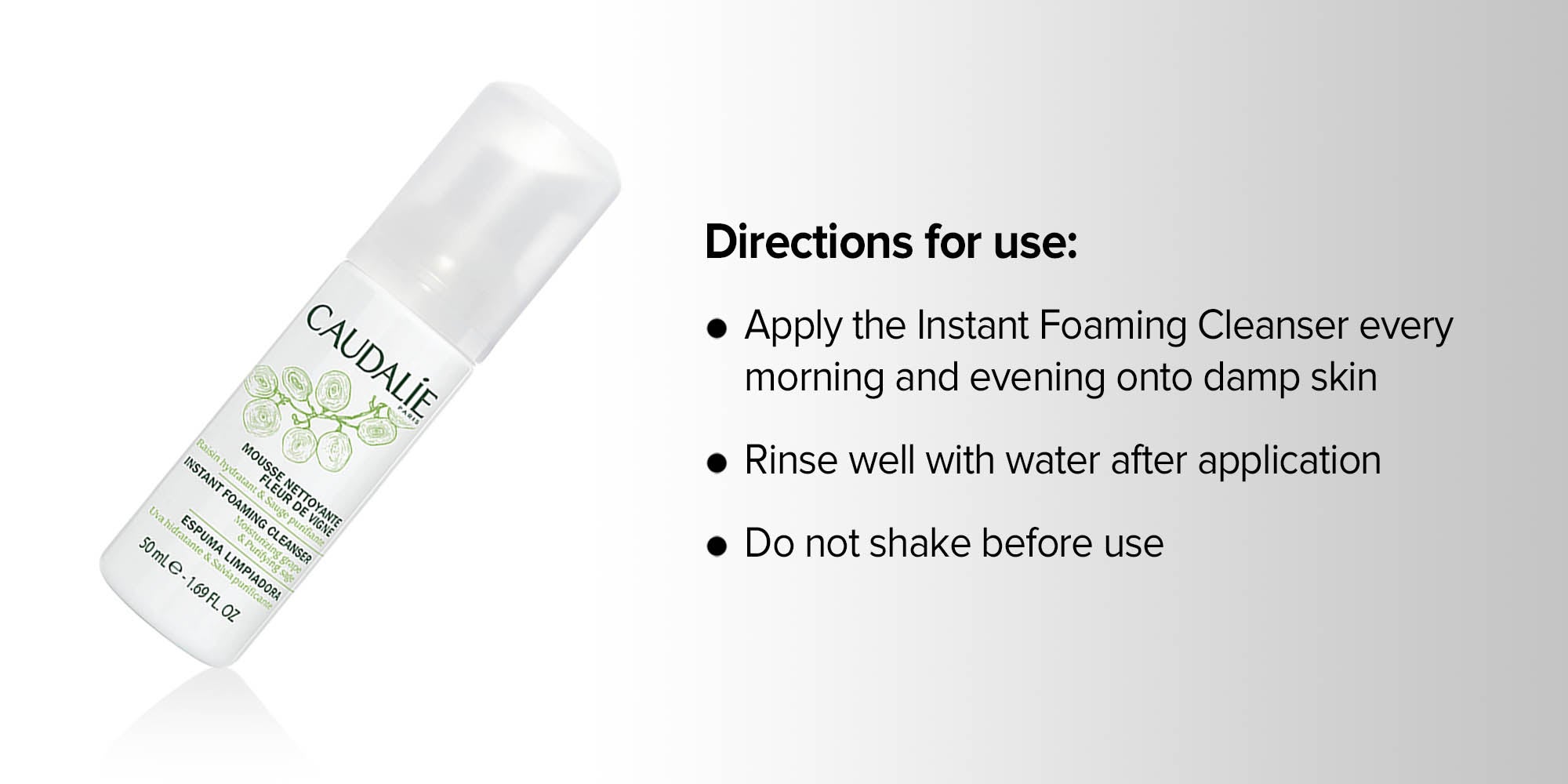 Instant Foaming Cleanser 50ml