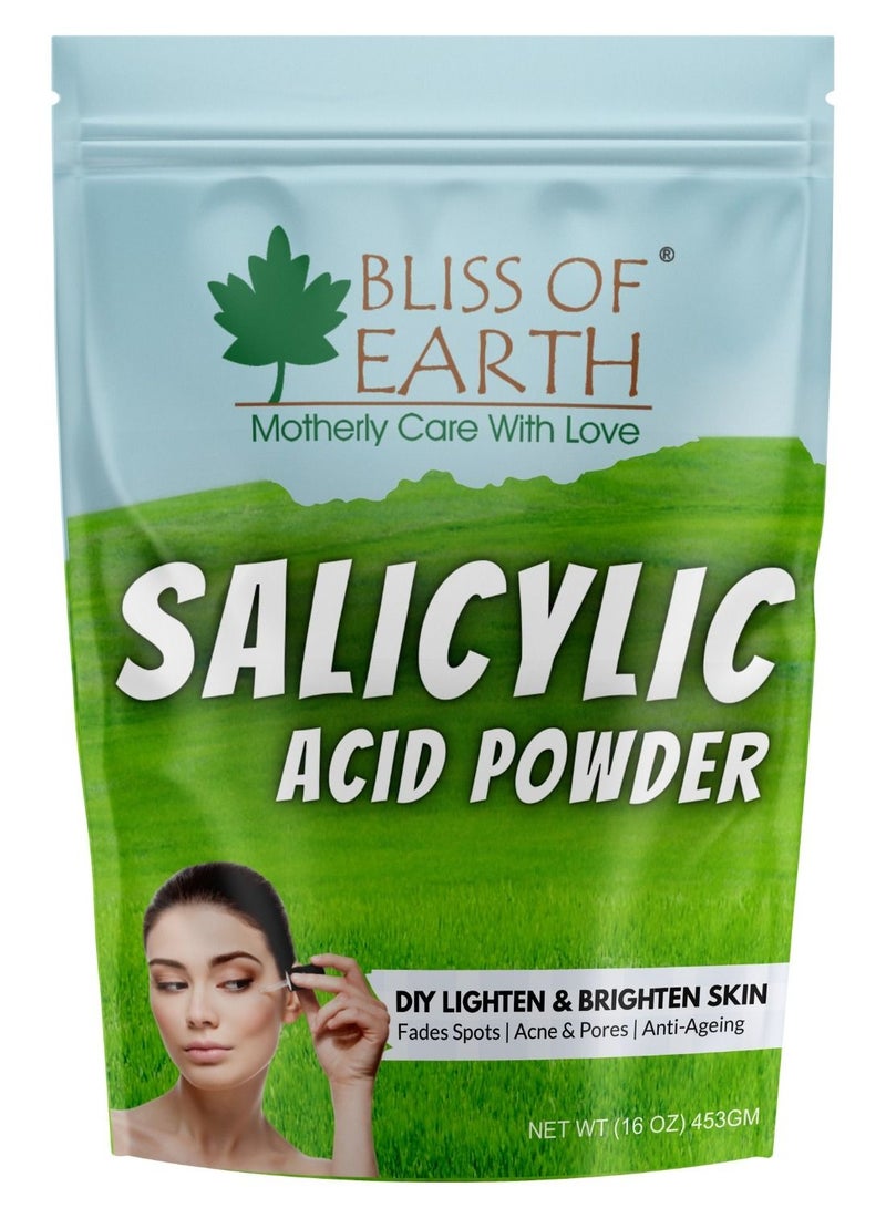 Salicylic Acid Powder Great for Making Skin Care Products Cleanser moisturizer anti aging serum Body Wash and DIY Products 453gm
