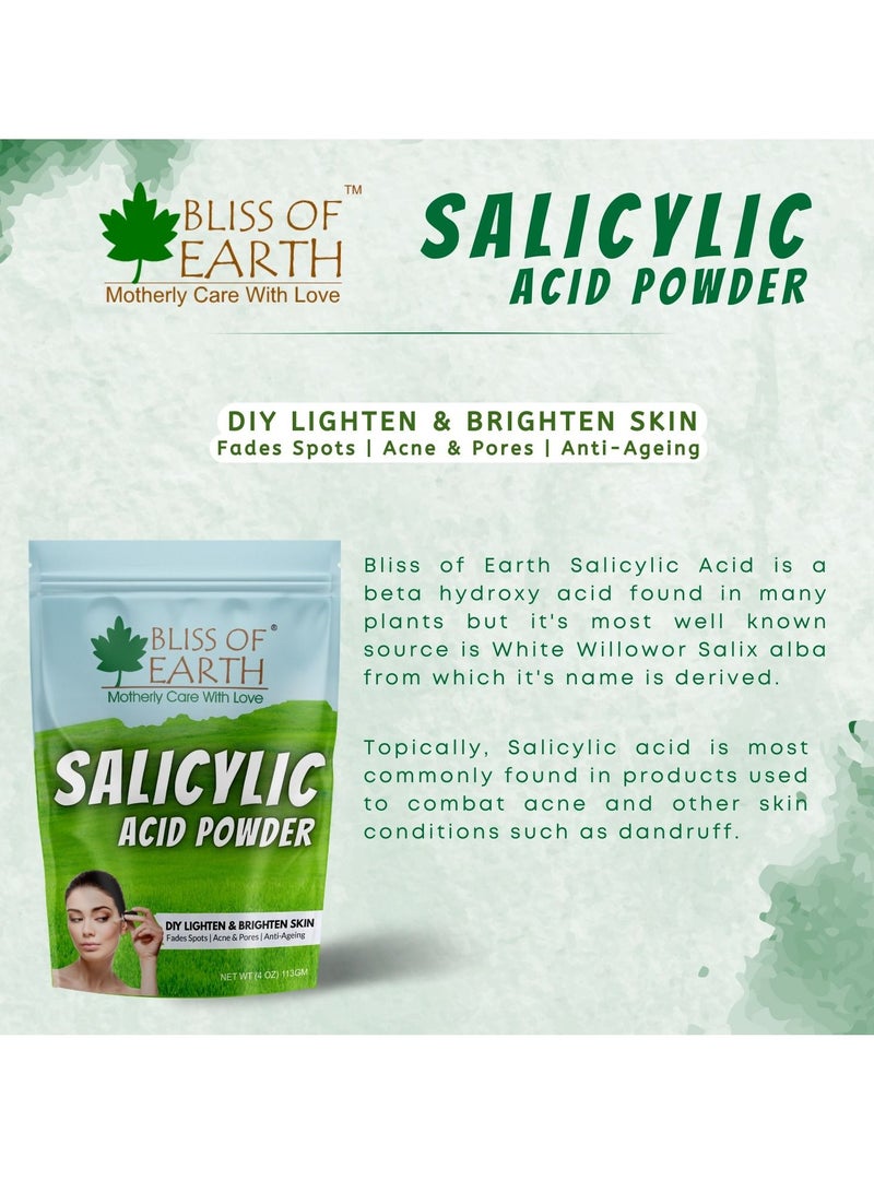 Salicylic Acid Powder Great for Making Skin Care Products Cleanser moisturizer anti aging serum Body Wash and DIY Products 453gm