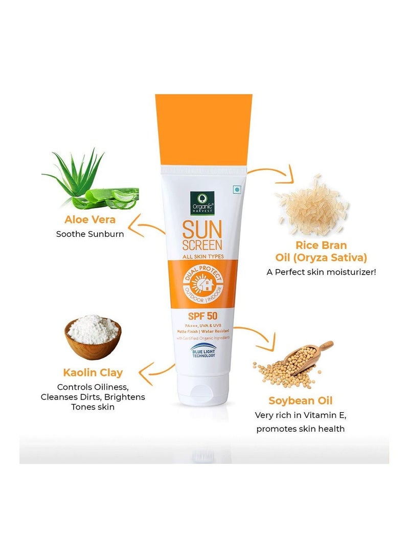 3 In 1 SPF 50 Combo Face Wash 100gm Sunscreen 100gm