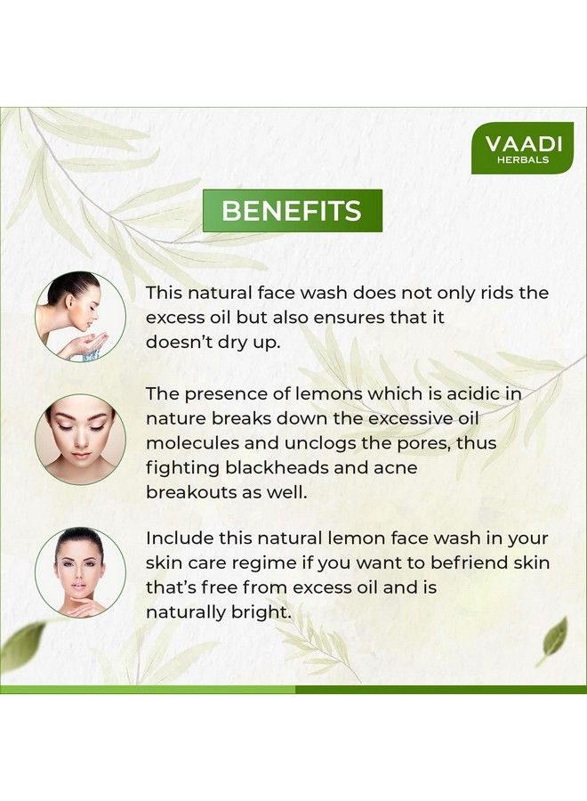 Pvt Ltd Honey Lemon Face Wash With Jojoba Beads 250 Ml