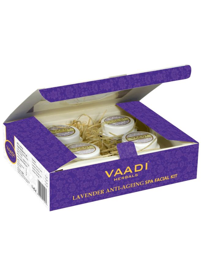 Lavender Anti-Ageing Spa Facial Kit With Rosemary Extract 70grams