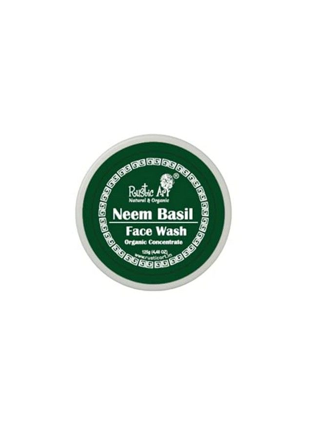 Organic Face Wash Concentrate (Neem Basil 125 G)