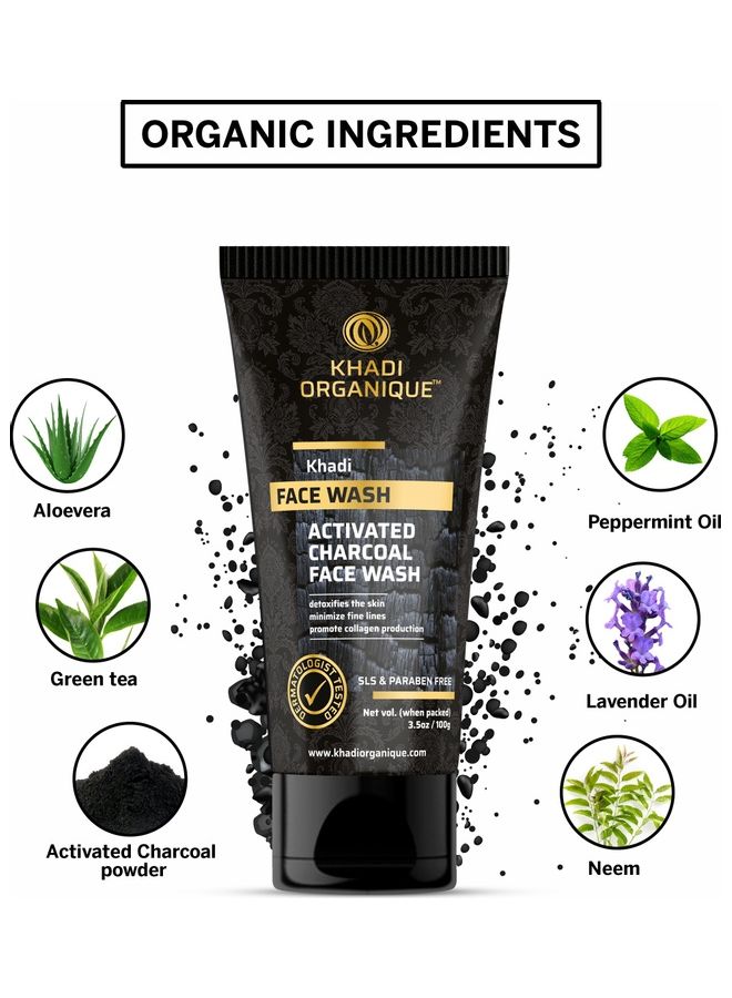 Activated Bamboo Charcoal Face Wash 200grams